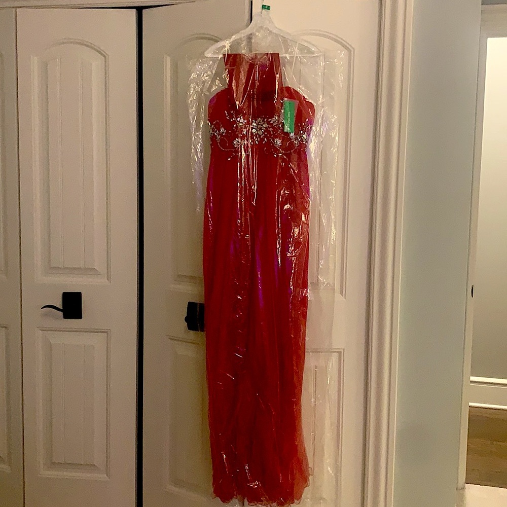 Red long dress❤️